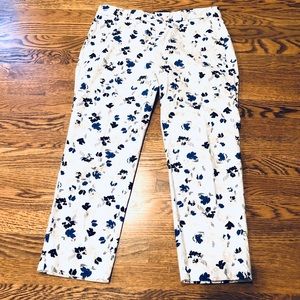 Cropped floral pants - 4 Petite